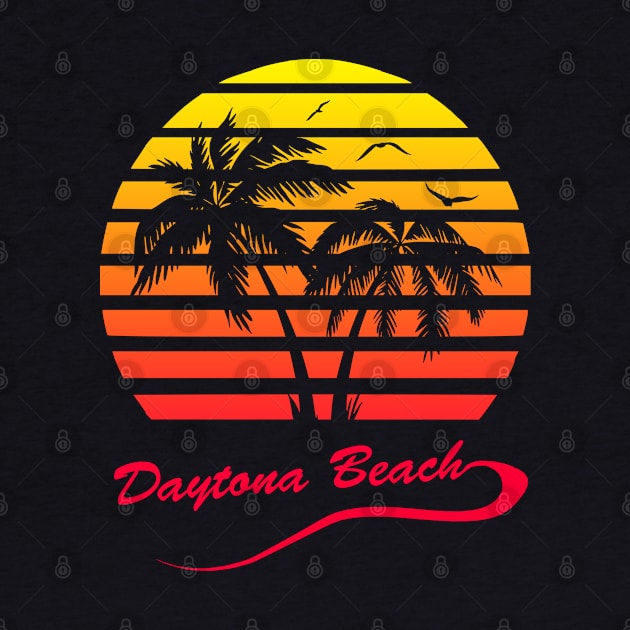 Daytona Beach 80s Sunset by Nerd_art